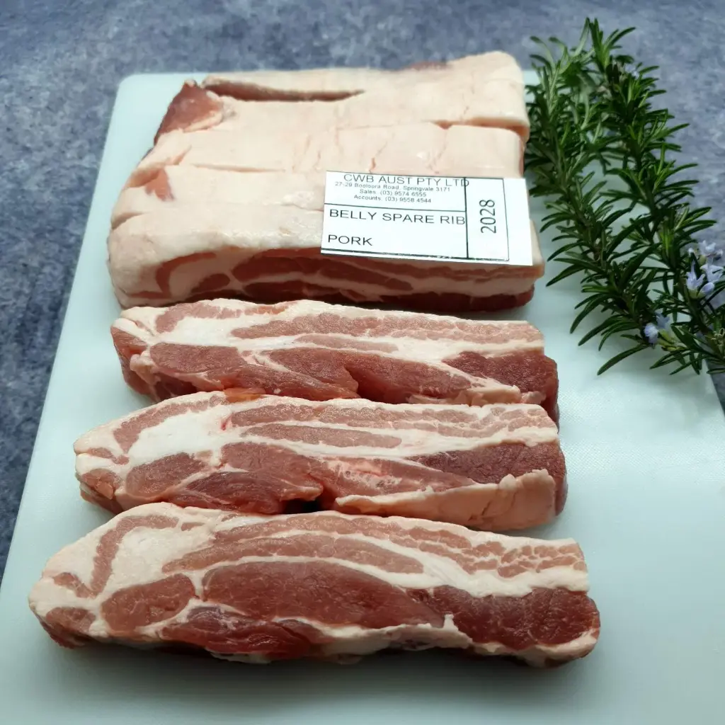 PORK SPARE RIBS BONELESS SKINLESS